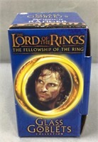 Lord of the rings glass goblets collection