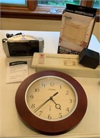 Emerson Clock Radio, paper Shredder, Clock, Shaper