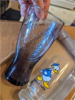 McDonalds & Donald Duck Glass Mugs