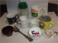 Vtg Kitchen Mugs Melmac TANG-Jar Gevalia Tazo U11C