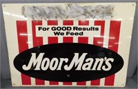 NOS MoorMan's feed sign, the dealer ground his