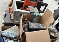 Pallet of Electrical Items, Small Bandsaw,