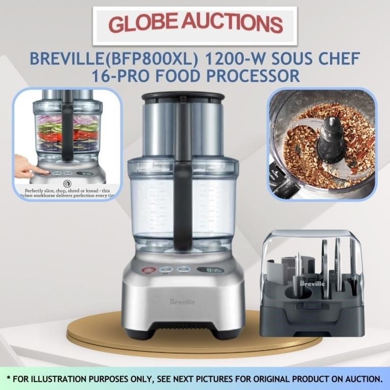 BREVILLE SOUS CHEF 16-PRO FOOD PROCESSOR(MSP:$649)