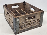 Batavia Dairy Advertising Milk Crate