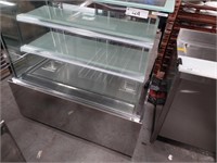 S/S Mobile Glass Front Display Cabinet