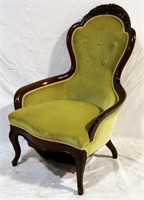 Carved Victorian style chair