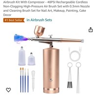 Airbrush Kit With Compressor - 48PSI