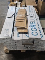 skid of coreluxe rigid vinyl plank flooring