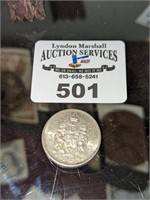 1961 CDN 0.50 Cent Coin