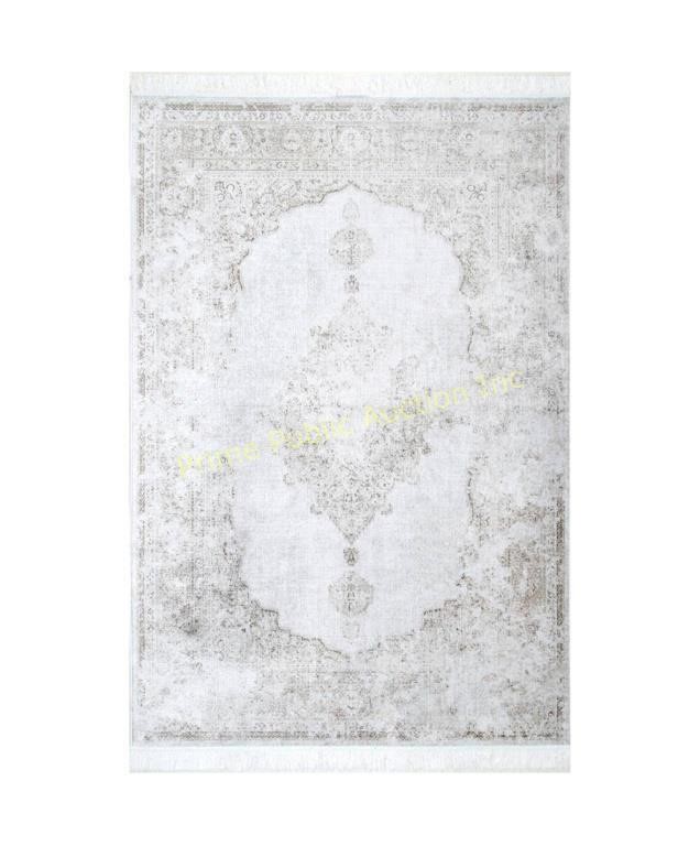 nuLOOM $215 Retail 7'6"x9'6" Ivory Area Rug,