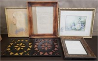 Lot of Wall Art & Frames. Antique Livery Stable