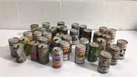 Collection of Old Beer & Soda Cans M12B