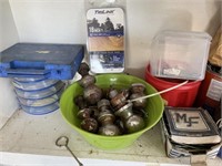 Assorted Lot of Hardware & Trailer Balls