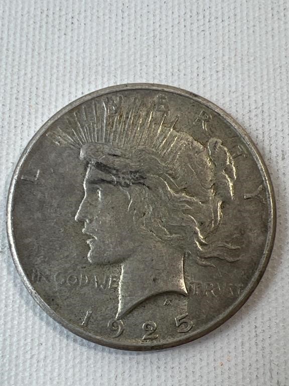 1925 P Peace Silver Dollar