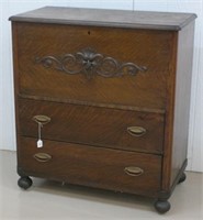 Oak-Cedar Lined Lift Top Chest of Drawers