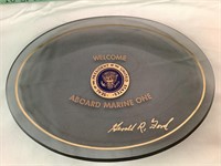 RARE Gerald Ford Welcome abound Marine One dish