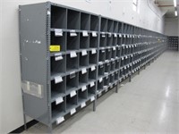 (24) Sections Med Duty Cubby Hole Type Racking