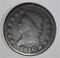 1810 CLASSIC HEAD LARGE CENT G/VG