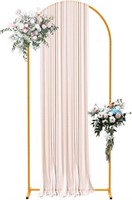 6FT Gold Wedding Arch Stand  6x2.6FT(HxW)