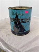 W L Russell Mila VA Gallon Oyster Can
