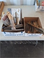 1 Box of Hand Files, 1 Box of Troweling Tools