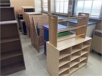 School Surplus Room - Rows of Shelving Etc.
