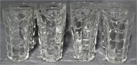 8 Cambridge Cascade Juice Glasses 4"