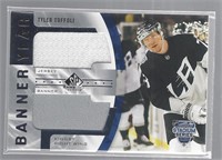 TYLER TOFFOLI SP GAME USED BANNER YEAR DUAL RELIC