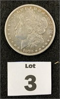 1878 "S" Morgan Dollar