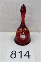 Fenton Ruby Red Handpainted Bell