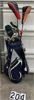 Golf clubs & bag Right hand Big Bertha
