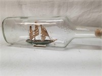 Wooden Ship in Glass Bottle - Barry Dittburner