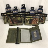 6PCS BIG CREEK COLLECTION TRI FOLD WALLET