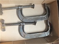 TWO C-CLAMPS