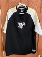 PENGUINS NHL MAJESTIC 2XL SHORT SLEEVE SHIRT