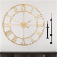 Large Modern Metal Wall Clocks Rustic Round