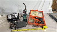 Glue Gun, Battery Maintainer, propane torch
