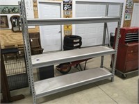 77x72x18 Heavy Duty Metal Shop Shelf