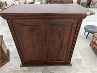 Large Wooden Cabinet- 48" W x 24"