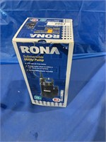 Rona submersible pump 1/6 hp never used