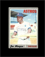 1970 Topps #537 Joe Morgan VG to VG-EX+