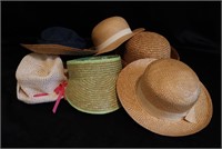 Set of 6 Beach Hats