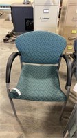 Blue Metal Upholestry Chair