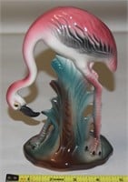 Vtg Will George-style Ceramic Flamingo Figure 2