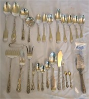 Collector Lot of misc Sterling silver flatware