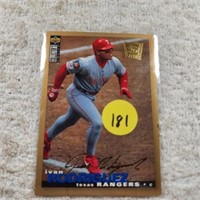 1995 Collectors Choice Gold Signature Rare Ivan