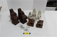 Ten Assorted Curtain Rod Sconces