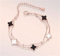 TRENDY BLACK & WHITE DECO BRACELET