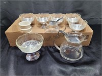 Vintage Dessert Bowls & Water Pots