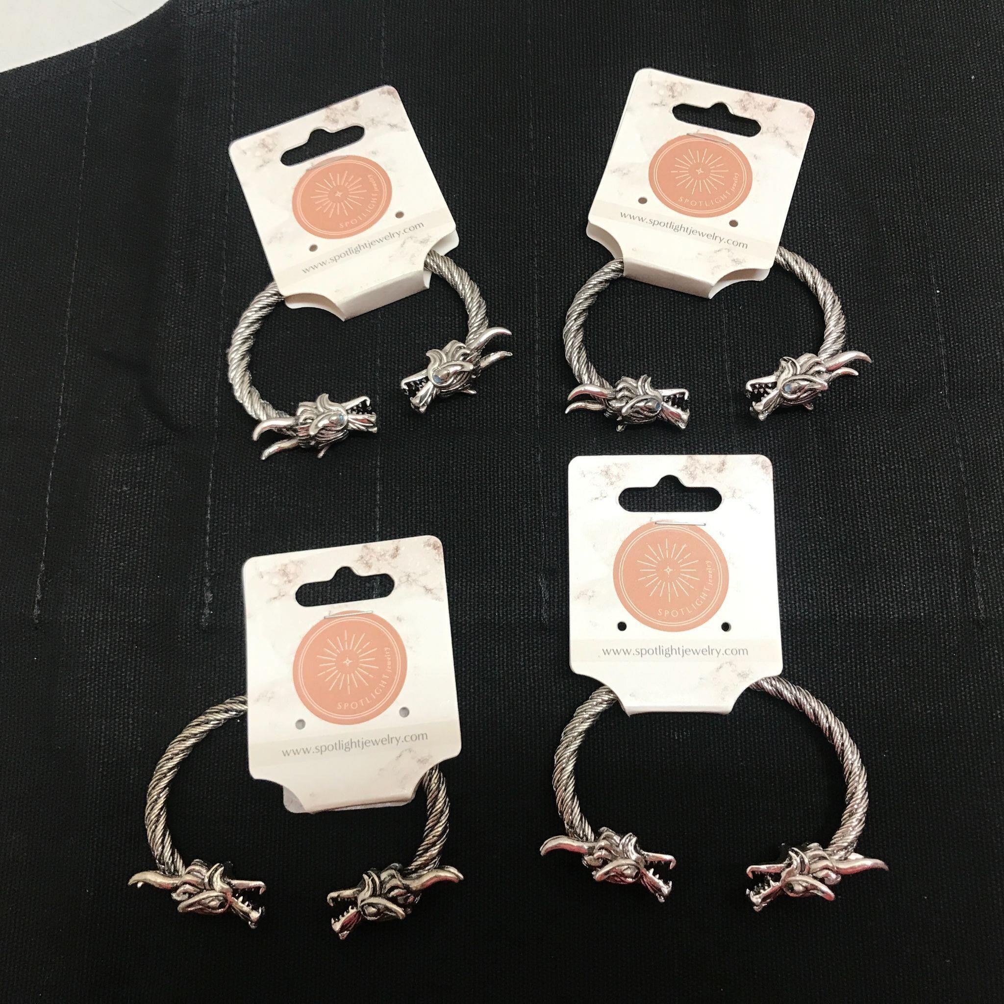 4 New Dragon Cuff Bracelets